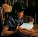 child reading