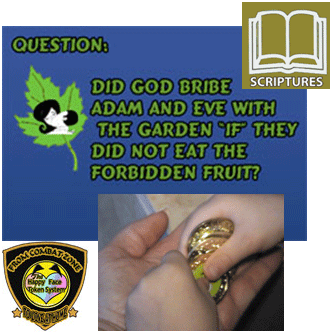 Did God bribe Adam and Eve NOT to eat the fruit?  Find out more here!