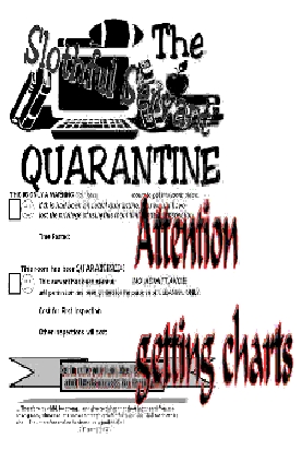 Messy Room?  Use the SLOTHFUL SERVANT QUARANTINE-GREAT RESULTS